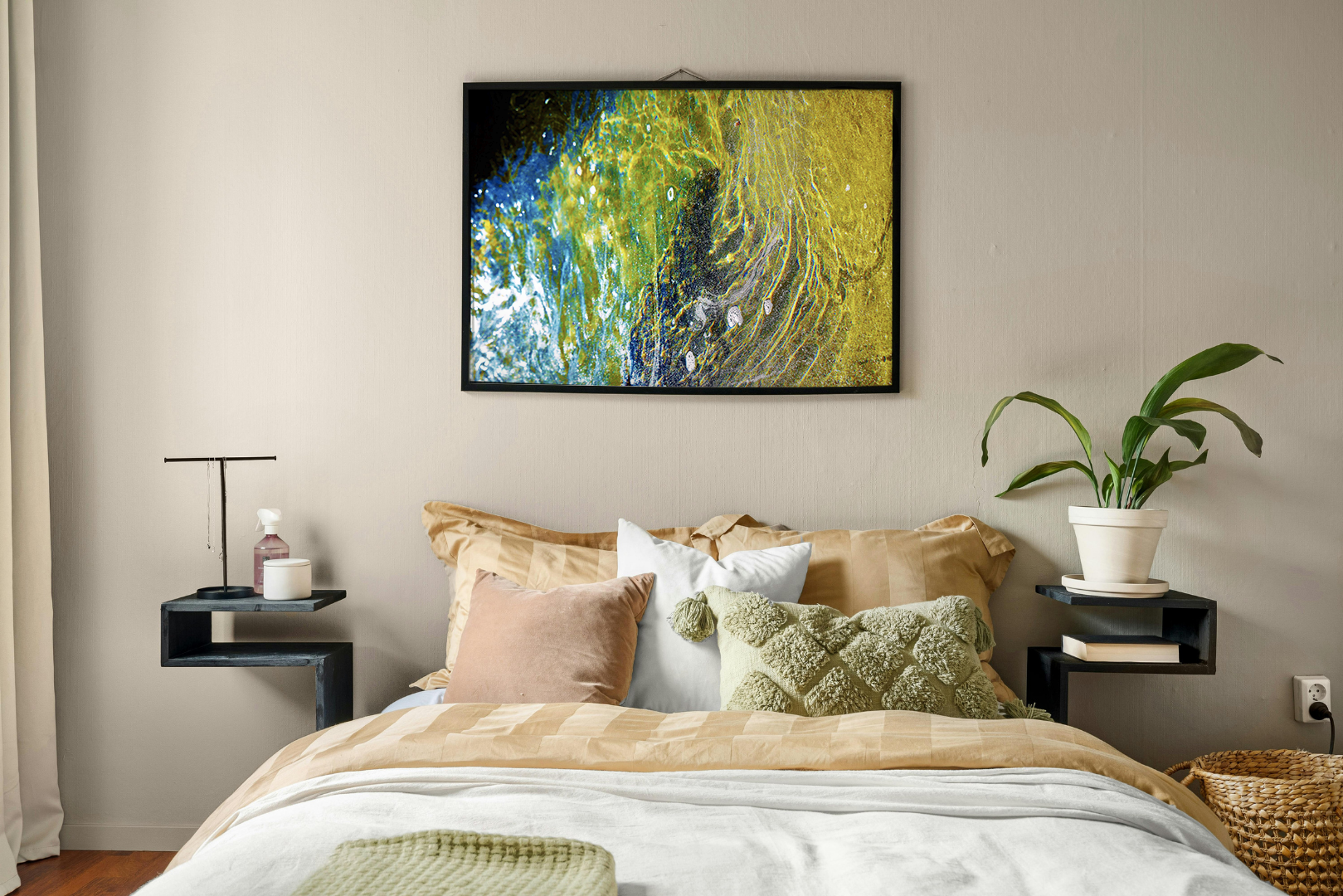 Sunlit Stream original abstract contextualised office art modern decor photo print by Blair Montague Drake